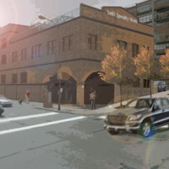 Proposed Infill building along Washington St render edit